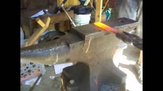 How to forge a candle holder