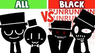 All Sounds! Incredibox Sprunki Black - Normal VS Horror Versions