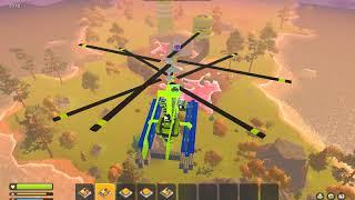 ScrapMechanic fant mod for survival, helicopter in survival