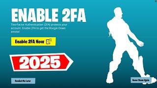 HOW TO ENABLE 2FA IN FORTNITE 2025! (EASY METHOD)