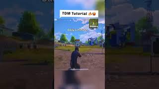 TDM Tutorial ( Jiggle + crosshair ) Tips And Tricks  #shorts #pubgmobile #bgmi #tipsandtricks