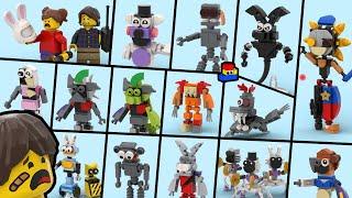 FNAF Security Breach Ruin: How to make LEGO minifigures of every character