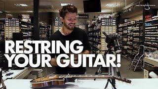 Strings Direct TV | How To Restring Your Guitar - No Slippage, No Issues!