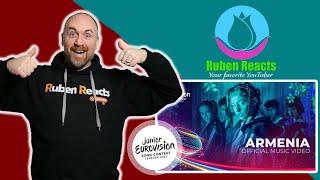 Ruben Reacts to Nare - DANCE! - Armenia  - Official Music Video - Junior Eurovision 2022