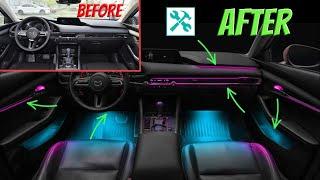 Mazda | How To install AMBIENT led LIGHT?  