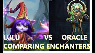 Lulu VS Oracle: A design comparison of the ENCHANTER SUPPORT role from League of Legends, and Dota 2