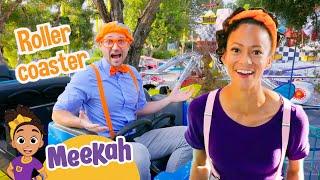 Meekah and Blippi's Roller Coaster Adventure!! | Meekah Full Episodes | Educational Videos for Kids