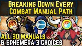 Get the Most Value From Your Divine Codes! | Compiling Combat Manuals - Path Breakdowns