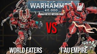 NEW DETACHMENTS - World Eaters Vs T'au Empire - Warhammer 40k 10th Edition