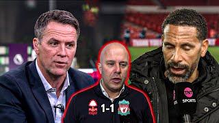 Nottingham Forest vs Liverpool 1-1  Slot Analysis & Interviews  Rio Ferdinand and Owen reaction