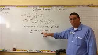 Solve Rational Equations Part 2 - Mr. Ryan