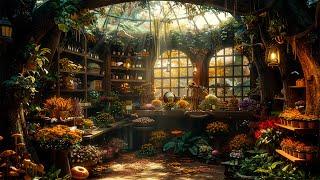 Enchanted Garden Exotic Plant Shop  Magical Flute Music & Plants Environment | Study, Sleep Aid