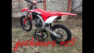 Ставим полный выхлоп Yoshimura RS9 на CRF450R 2020