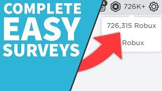 COMPLETE EASY SURVEYS FOR ROBUX! 2020 (ROCash.com)