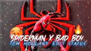 Bad Boy Ft. Spiderman Edit | Spiderman X Bad Boy Edit | Tom Holland Edit Status