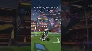 How to practice air roll and air control on console! #rocketleague #rocketleagueclips #rlclips