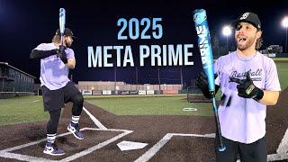 Hitting with the 2025 META PRIME | USSSA Baseball Bat Review (new exit velo PR)