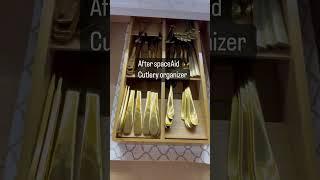 Upgrade your kitchen organization game with the SpaceAid Silverware Organizer 