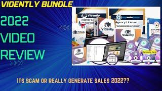 Vidently review | Is it scam Does it work in 2022 | vidently step by step demo