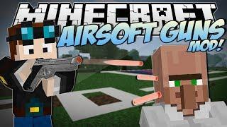 Minecraft | AIRSOFT GUNS MOD! (Awesome New Guns & Weapons!) | Mod Showcase