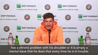 'Every time it gets hard, he asks for doctor' Carreno-Busta on Djokovic