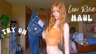 Low Rise Try On Haul! Jeans, Skirt, Shorts! Denim SUMMER 2025