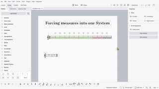 MuseScore 4.1 | Forcing Measures to fit into one System