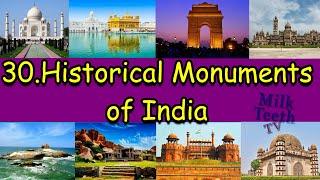 30  Famous Indian Historical Monuments With Pictures and Description  | UNESCO World Heritage Sites