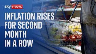 UK inflation rises again to 2.6%