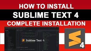 How to Download and Install Sublime Text 4 on Windows | FREE Text Editor 2021 | Simple Method