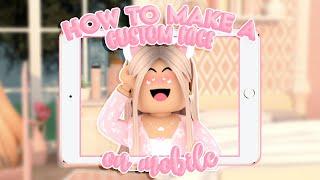 How to make a CUSTOM Roblox FACE & WEAR IT [MOBILE TUTORIAL] ‧₊˚