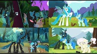 MLP [Next Gen]  Chrysalis and her daughter  (Tribute)