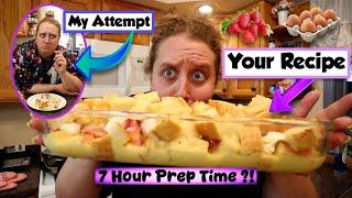 Making My Subscriber's CASSEROLE Recipes // BREAKFAST Edition