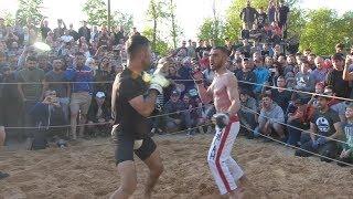 Gypsy White king vs MMA Fighter !!! Crazy fight !!!