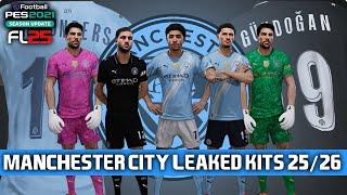PES 2021 & Football Life 2025 - Manchester City Leaked Kits 25/26