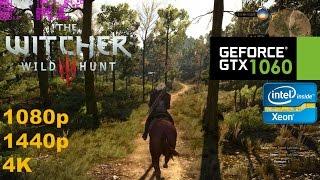 GTX 1060 | The Witcher 3 [Xeon E3 1231v3] 1080p, 1440p, 4K