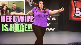 HEEL WIFE REACTS TO FUNNY FAN MADE CAW of HERSELF! Hilarious WWE 2K16 Diva Match ps4 Gameplay