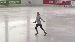 Darya Monoylo. Oberstdorf 2019. Silver Ladies II FS. 1st place