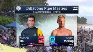 Mason Ho vs Adam Melling - Quarterfinals Heat 3 - 2015 Billabong Pipe Masters