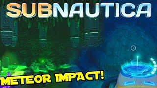 METEOR IMPACT + 3 PRECURSOR CACHES | Subnautica