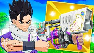 Сон Гохан с Пасхальным гранатометом в Фортнайт! FORTNITE X DRAGON BALL!