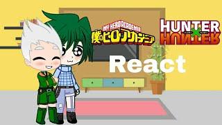 mha +gon react to deku's past as killua (killugon)