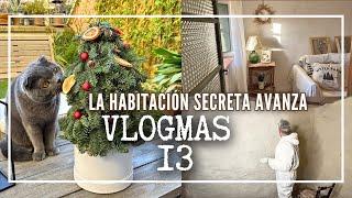 VLOGMAS 13  PROGRESS on the RENOVATION of the COUNTRY HOUSE ‍️ and the SECRET ROOM  Deco ide...