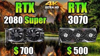 RTX 2080 Super vs RTX 3070 - Test in 11 Games - 4K