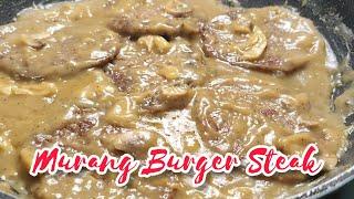 Murang Burger Steak | Murang Ulam Recipe | Lutong Pinoy