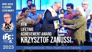 Krzysztof Zanussi | Polish Film Director | Lifetime Achievement Award | IFFK 2023