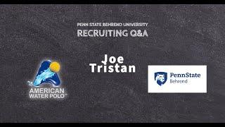 Water Polo College Recruiting Q&A: Penn State Behrend Joe Tristan