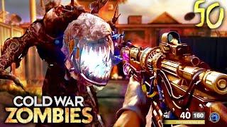 COLD WAR ZOMBIES FIREBASE Z GAMEPLAY - ROUND 50 & WONDER WEAPON UPGRADED!