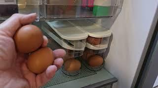 Small Footprint Stackable Egg Organiser for Your Fridge