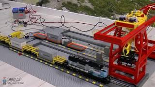 WIP Lego train container terminal automated by Arduino E11: train distance detection